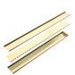 TILE INSERT V CHANNEL FLOOR GRATE 80MM OUTLET WITH HOLE SAW BRUSHED GOLD