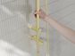 MECCA CARE 25MM GRAB RAIL 900MM TWIN SHOWER SET BRUSHED GOLD