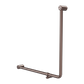 MECCA CARE 32MM 90 DEGREE BENT TUBE GRAB RAIL 750X750MM BRUSHED BRONZE
