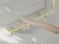 MECCA CARE 32MM 90 DEGREE BENT TUBE GRAB RAIL 750X750MM WITH TOILET ROLL HOLDER