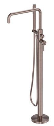 ZEN SS316L FREESTANDING BATH MIXER BRUSHED BRONZE