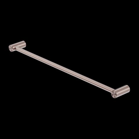 ZEN SS316L SINGLE TOWEL RAIL 600MM BRUSHED BRONZE