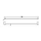 ZEN SS316L SINGLE TOWEL RAIL 600MM BRUSHED BRONZE