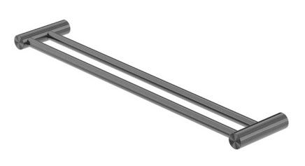 ZEN SS316L DOUBLE TOWEL RAIL 800MM GRAPHITE