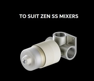 SS316L 35mm Premium Universal Shower Mixer Body Only