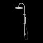 ZEN SS316L TWIN SHOWER WITH OUTDOOR SHOWER HOSE BRUSHED NICKEL