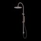 ZEN SS316L TWIN SHOWER WITH OUTDOOR SHOWER HOSE BRUSHED BRONZE