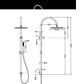 ZEN SS316L TWIN SHOWER WITH OUTDOOR SHOWER HOSE BRUSHED BRONZE