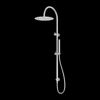 ZEN SS316L TWIN SHOWER BRUSHED NICKEL