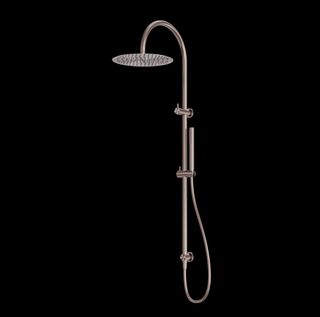 ZEN SS316L TWIN SHOWER BRUSHED BRONZE