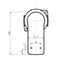 NOVA SHOWER MIXER TRIM KITS ONLY CHAMPAGNE