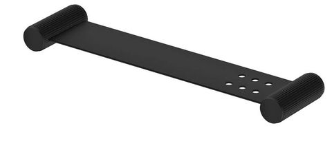 Mica Fluted Stainless Shelf - 400mm - Black