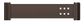Mica Fluted Stainless Shelf - 400mm - Dusk Bronze