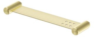 Mica Fluted Stainless Shelf - 400mm - French Gold