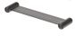 Mica Fluted Stainless Shelf - 400mm - Gunmetal