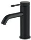 Mica Fluted Basin Mixer - Black