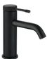 Mica Fluted Basin Mixer - Black