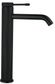 Mica Fluted TALL Basin Mixer - Black