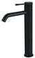 Mica Fluted TALL Basin Mixer - Black