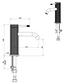 Mica Fluted Basin Mixer - Dusk Bronze