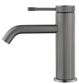 Mica Fluted Basin Mixer - Gunmetal