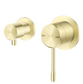 Mica Fluted Sideways Shower Mixer Diverter - French Gold