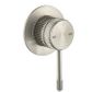 Mica Fluted Shower Mixer - Brushed Nickel