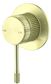 Mica Fluted Shower Mixer - French Gold