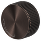 Mica Fluted Progressive Shower Mixer - Dusk Bronze