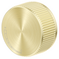 Mica Fluted Progressive Shower Mixer - French Gold