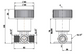 Mica Fluted Progressive Shower Mixer - Gunmetal