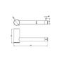 ZEN SS316L TOILET ROLL HOLDER GRAPHITE