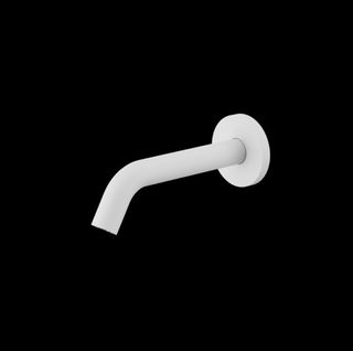 MECCA WALL MOUNT SENSOR TAP 80MM PLATE MATTE WHITE