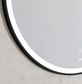 LED Bondi 800mm Black Metal Frame Mirror