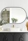 LED Noosa 1200x750 Black Metal Frame Mirror