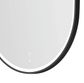 LED Noosa 900x600 Black Metal Frame Mirror