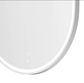 LED Noosa 900x600 White Metal Frame Mirror