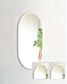 LED Noosa 1200x750 White Metal Frame Mirror