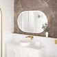 LED Noosa 1200x750 White Metal Frame Mirror