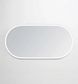 LED Noosa 1500x750 White Metal Frame Mirror