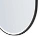 LED Noosa 1500x750 Black Metal Frame Mirror