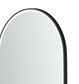 LED Noosa 1500x750 Black Metal Frame Mirror