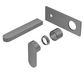 ECCO WALL BASIN/BATH MIXER TRIM KITS ONLY GUN METAL