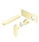 ECCO WALL BASIN/BATH MIXER TRIM KITS ONLY BRUSHED GOLD