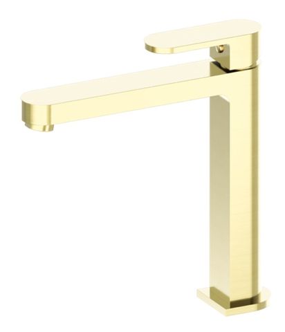 ECCO TALL BASIN MIXER BRUSHED GOLD