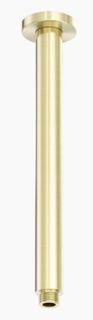 ZEN SS316L ROUND CEILING ARM 300MM LENGTH BRUSHED GOLD