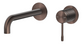 Mica Fluted Wall-Spout Combo - Dusk Bronze