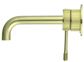 Mica Fluted Wall-Spout Combo - French Gold