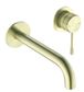 Mica Fluted Wall-Spout Combo - French Gold