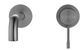 Mica Fluted Wall-Spout Combo - Gunmetal